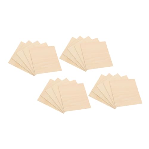 Zerodeko 20 Stück Holzbretter Modellmaterial Geformte Bastelarbeiten Schnitzstäbe Zum Basteln Lindenholz Sperrholzplatte Rohling Gravur Dünne Bretter Holzbretter Holzplanke von Zerodeko