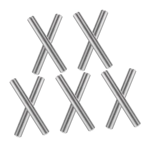 Zerodeko 20 Stück Position ierungs stift Unterstützung Zentrierung Regalhalterungen montieren montiert Anbindung Ortungsdübel Möbelmontagestift Passstift Edelstahl Rostfreier Stahl Silber von Zerodeko