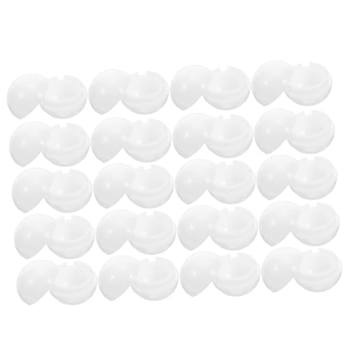 Zerodeko 20 Stück Runde Vending Kapseln aus Robustem Kunststoff Wiederbefüllbare Ballbehälter für DIY Bastelprojekte Party Favor Ball Containers für Mini und Verkaufsautomaten Zerodeko 20 Stück Runde Vending Kapseln aus Robustem Kunststoff Wiederbefüllbare Ballbehälter für DIY Bastelprojekte Party Favor Ball Containers für Mini und Verkaufsautomaten von Zerodeko