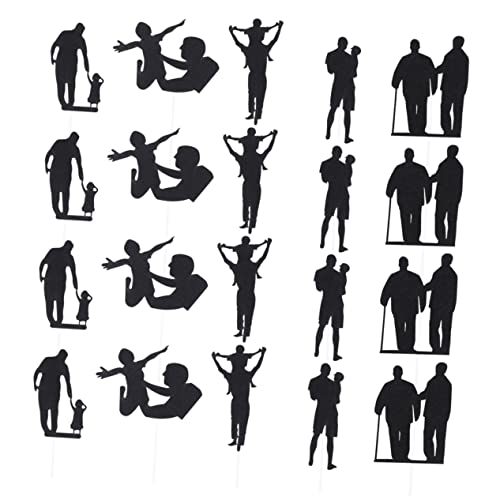 Zerodeko 20 Stück Vatertag Cake Picks Silhouetten Cupcake Topper Party Dessert Dekoration mit Papa und Design Zerodeko 20 Stück Vatertag Cake Picks Silhouetten Cupcake Topper Party Dessert Dekoration mit Papa und Design von Zerodeko
