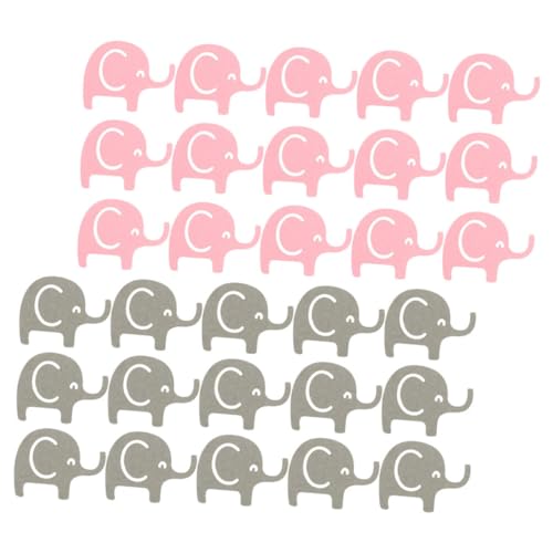Zerodeko 200 Stück Elefant Konfetti Dekorative Elefant Papierstreu für Babyparty Geburtstag und Tischdekoration von Zerodeko