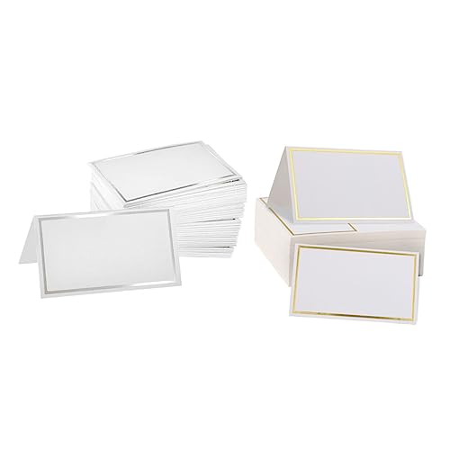 Zerodeko 200 Stück Hochzeit Tischkarten mit Goldrand Beschreibbare Platzkarten für Feiern Namenskarten für Hochzeiten und Events und Praktisch für Ihre Tischdekoration Zerodeko 200 Stück Hochzeit Tischkarten mit Goldrand Beschreibbare Platzkarten für Feiern Namenskarten für Hochzeiten und Events und Praktisch für Ihre Tischdekoration von Zerodeko