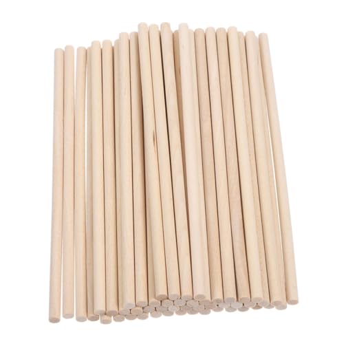 Zerodeko 200 Stück Holzstäbchen Unbearbeitete Holzstäbe für DIY Bastelarbeiten Kreative Projekte Blumensträuße und Vielseitige Bastelmaterialien aus Nachhaltigen Quellen von Zerodeko
