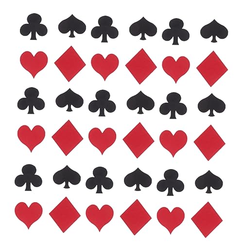 Zerodeko 200 Stück Poker Konfetti Tischkonfetti aus Stabilem Papier Kreative Poker Themen Dekoration für Geburtstag Party Bar und Junggesellenabschied Vielseitiges Partyzubehör von Zerodeko
