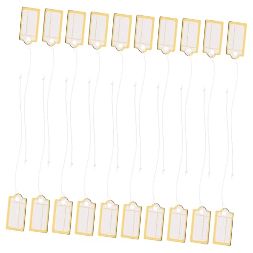 Zerodeko 200 Stück Preisetiketten Anhänger für Schmuck Kleidung Vielseitige Beschriftung Kleine Preisschilder mit Knopfverschluss Einfache Anwendung Leichte Preisschild Anhänger Zerodeko 200 Stück Preisetiketten Anhänger für Schmuck Kleidung Vielseitige Beschriftung Kleine Preisschilder mit Knopfverschluss Einfache Anwendung Leichte Preisschild Anhänger von Zerodeko