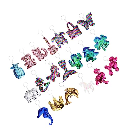 Zerodeko 20Stücke Glitzer Schlüsselanhänger Meerjungfrau Funkenreiche Rucksack Anhänger für Frauen Weihnachtsgeschenke und Party Mitgebsel Schlüsselbundset mit Dekorativen Zerodeko 20Stücke Glitzer Schlüsselanhänger Meerjungfrau Funkenreiche Rucksack Anhänger für Frauen Weihnachtsgeschenke und Party Mitgebsel Schlüsselbundset mit Dekorativen von Zerodeko