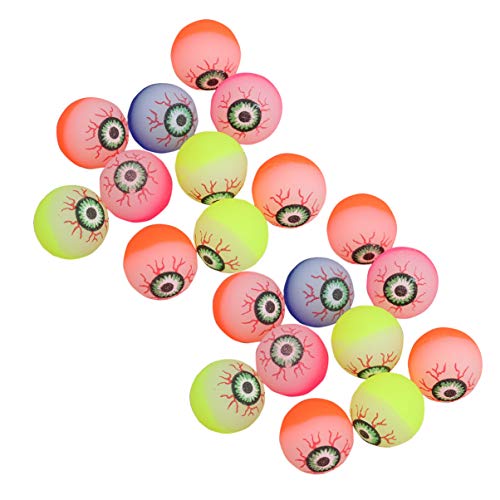 Zerodeko 20er Set Halloween Hüpfüberkugeln mit gruseligen Augen, 3,2 cm große Bunte Plastikbälle, Party-Mitgebsel für Kinder, Halloween Dekoration Zerodeko 20er Set Halloween Hüpfüberkugeln mit gruseligen Augen, 3,2 cm große Bunte Plastikbälle, Party-Mitgebsel für Kinder, Halloween Dekoration von Zerodeko