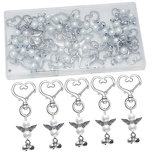 Zerodeko 22 Stück Teiliges Diy Schlüsselanhänger Handgemachte Herz Glocken Schlüsselringe für Hochzeiten und Geburtstagsfeiern Dekoration für Schlüssel und Taschen von Zerodeko