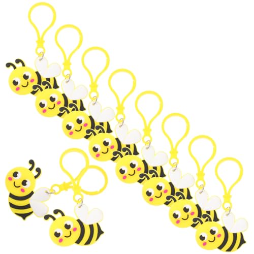 Zerodeko 24Stücke Bienen Schlüsselanhänger Niedliche Taschenschlüsselanhänger Für Rucksack Und Handtaschen Bienengeschenke Und Bienen Partygeschenke Für Erwachsene von Zerodeko