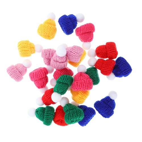 Zerodeko 24Stücke Mini Strickmützen Für Weihnachten DIY Weihnachtshüte Farben Mit Weißem Bommel Hutverzierungen Für Puppen Und Bastelprojekte Für Festliche Zerodeko 24Stücke Mini Strickmützen Für Weihnachten DIY Weihnachtshüte Farben Mit Weißem Bommel Hutverzierungen Für Puppen Und Bastelprojekte Für Festliche von Zerodeko