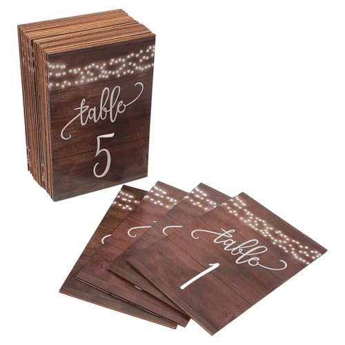 Zerodeko 25 Stück Teiliges Holz Tischnummern für Hochzeiten und Veranstaltungen Rustikale Tischdekoration Numerierte Holzschilder für und Feiern Zerodeko 25 Stück Teiliges Holz Tischnummern für Hochzeiten und Veranstaltungen Rustikale Tischdekoration Numerierte Holzschilder für und Feiern von Zerodeko