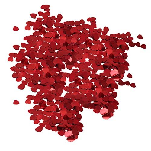 Zerodeko 2Packungen Herz Konfetti Rote Tischdekoration für Hochzeitsfeiern Karneval und Valentinstag für Romantische Anlässe Zerodeko 2Packungen Herz Konfetti Rote Tischdekoration für Hochzeitsfeiern Karneval und Valentinstag für Romantische Anlässe von Zerodeko
