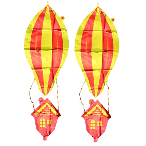 Zerodeko 2Stücke Aluminiumfolienballons Heißluftballon Für Kindergeburtstag Metallic Ballons Für Partys Und Feiern Goldene Ballon Accessoires Für Unvergessliche Erinnerungen von Zerodeko