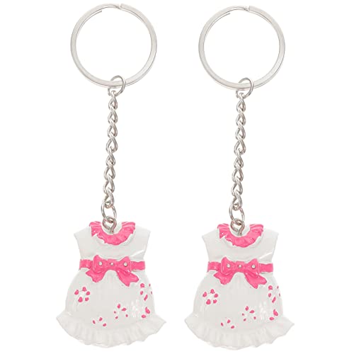 Zerodeko 2Stücke Entzückende Kleid Schlüsselanhänger Für Babyparty Gefälligkeiten Für Gäste Rückgeschenke Für Hochzeiten Und Geburtstagsfeiern von Zerodeko