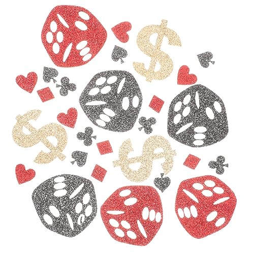 Zerodeko 2Taschen Glitzer Poker Konfetti für Partys Beutel Tischdekoration für Bachelor Partys und Spielabende Funkenreiches Streudekor Gewebtem für Fröhliche Feiern Zerodeko 2Taschen Glitzer Poker Konfetti für Partys Beutel Tischdekoration für Bachelor Partys und Spielabende Funkenreiches Streudekor Gewebtem für Fröhliche Feiern von Zerodeko