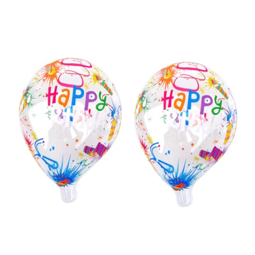 Zerodeko 2stücke Transparente Runde Tpu Bobbleballons Geburtstagsparty Dekoration Party Hintergrund Einrichtung Für Kindergeburtstage Und Veranstaltungen von Zerodeko