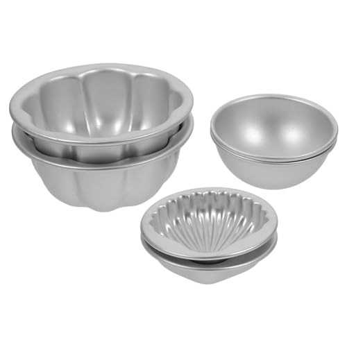 Zerodeko 3 Paare Multifunktionale Aluminiumlegierung Seifenformen für Diy Seifen Badebomben und Backen für Anfänger und Profis Geeignet Wiederverwendbar und Langlebig von Zerodeko