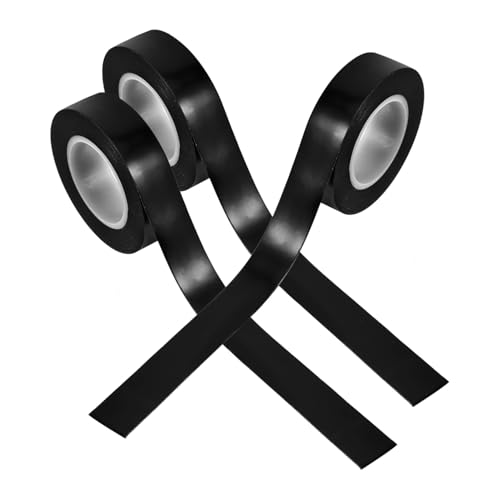 Zerodeko 3 Rollen Selbstklebendes Klebeband Isolieren Elektrisches Band Streifen Hitze Klebrig Butyl Isolierung Tragbares Isolierband Praktisches Isolierband Gummi Black von Zerodeko