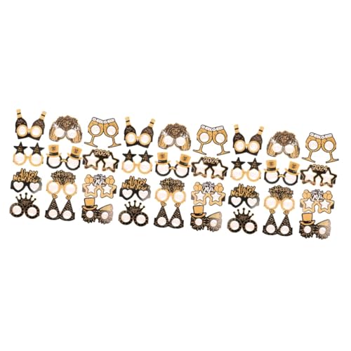 Zerodeko 3 Sätze Teiliges Neujahrs Papierbrillen Für Partys Lustige Eyewear Für Erwachsene Und Dekoration Für Festlichkeiten Und Fotoshootings 12 Stück * 3 Zerodeko 3 Sätze Teiliges Neujahrs Papierbrillen Für Partys Lustige Eyewear Für Erwachsene Und Dekoration Für Festlichkeiten Und Fotoshootings 12 Stück * 3 von Zerodeko