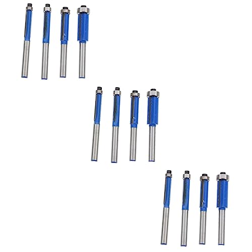Zerodeko 3 Sätze Trimmfräser Flöten Gerade Fräser Für Oberfräse Hochpräzise Kickback Für Spanplatten Langlebig Effizient 4 Stück * 3 Zerodeko 3 Sätze Trimmfräser Flöten Gerade Fräser Für Oberfräse Hochpräzise Kickback Für Spanplatten Langlebig Effizient 4 Stück * 3 von Zerodeko