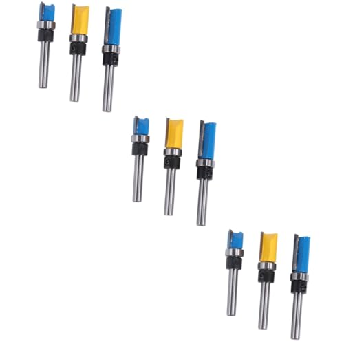 Zerodeko 3 Sätze Trimmmesser Set Bit Holzbearbeitungswerkzeug Schneiden Gerader Fräser Fräsen Bündiges Lager Geriffelt Schwere Zimmerei Kanten Hartmetall 3 Stück * 3 Zerodeko 3 Sätze Trimmmesser Set Bit Holzbearbeitungswerkzeug Schneiden Gerader Fräser Fräsen Bündiges Lager Geriffelt Schwere Zimmerei Kanten Hartmetall 3 Stück * 3 von Zerodeko
