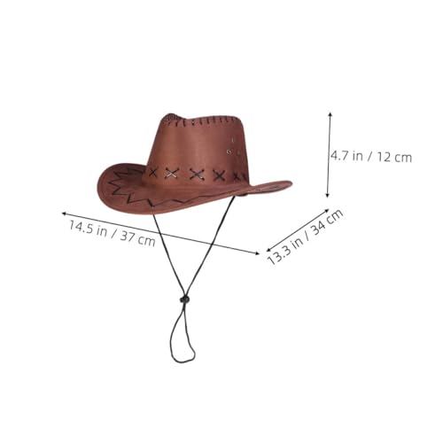 Zerodeko 3 Stück Teiliges Cowboyhut Verstellbare Western Partyhüte Robustes Material für Western Motto Partys Musikfestivals und Kinderveranstaltungen Zerodeko 3 Stück Teiliges Cowboyhut Verstellbare Western Partyhüte Robustes Material für Western Motto Partys Musikfestivals und Kinderveranstaltungen von Zerodeko