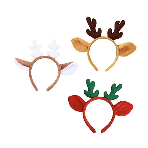 Zerodeko 3 Stück Teiliges Rentier Geweih Haarreifen Weiche Haarschmuck Bequemes Leichtes Stirnband für Weihnachtsfeier Rollenspiel und Festliche Kostüme Geeignet für Familie und Freunde Zerodeko 3 Stück Teiliges Rentier Geweih Haarreifen Weiche Haarschmuck Bequemes Leichtes Stirnband für Weihnachtsfeier Rollenspiel und Festliche Kostüme Geeignet für Familie und Freunde von Zerodeko