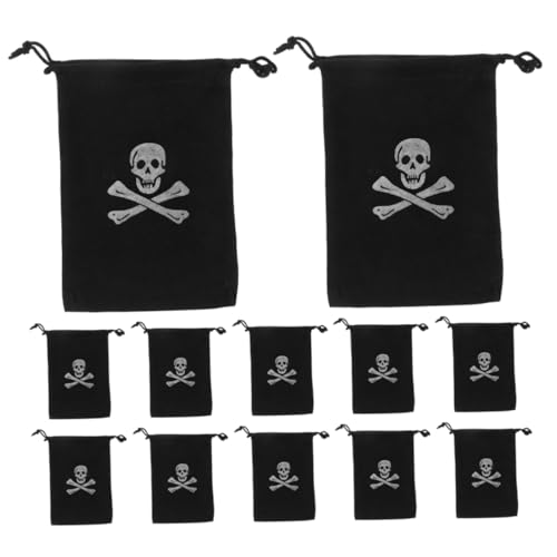 Zerodeko 30 Stück Piraten Kordelzugbeutel für Halloween Goldmünzen Aufbewahrungstaschen Robust für Kindergeburtstagsfeiern und Gastgeschenke Zerodeko 30 Stück Piraten Kordelzugbeutel für Halloween Goldmünzen Aufbewahrungstaschen Robust für Kindergeburtstagsfeiern und Gastgeschenke von Zerodeko