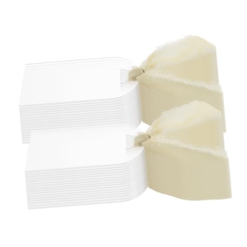 Zerodeko 30 Stück Teiliges Acryl Sitzkarten mit Elegantem Frosted Bogen-design und Hellgrünen Bändern Wiederverwendbare Reservierte Sitzplatzschilder für Hochzeiten Geburtstage Jubiläen und von Zerodeko