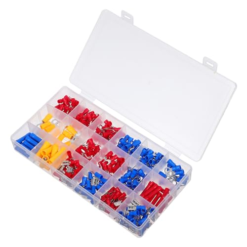 Zerodeko 300 Stk. Teiliges Schrumpfverbinder mit Ring und Steckanschlüssen Isolierte Klemmen für Auto Lkw Vielseitiges Verbinder Kit für Sichere Schnelle Elektroinstallationen Zerodeko 300 Stk. Teiliges Schrumpfverbinder mit Ring und Steckanschlüssen Isolierte Klemmen für Auto Lkw Vielseitiges Verbinder Kit für Sichere Schnelle Elektroinstallationen von Zerodeko