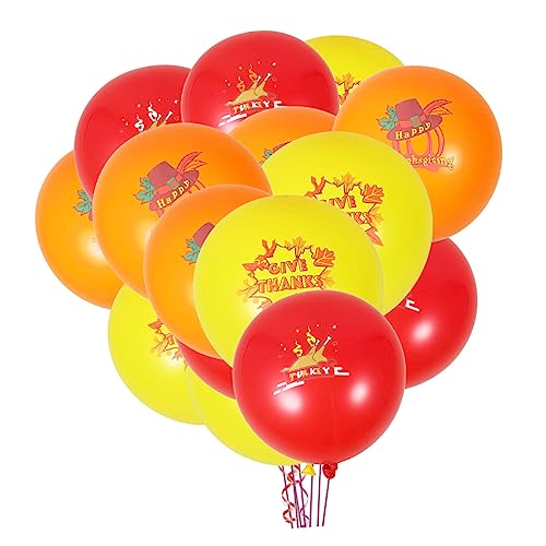 Zerodeko 30Stücke Thanksgiving Luftballons Latexballons Und Dekorative Ballons Für Partyzubehör Und Festliche Anlässe Für Fröhliche von Zerodeko