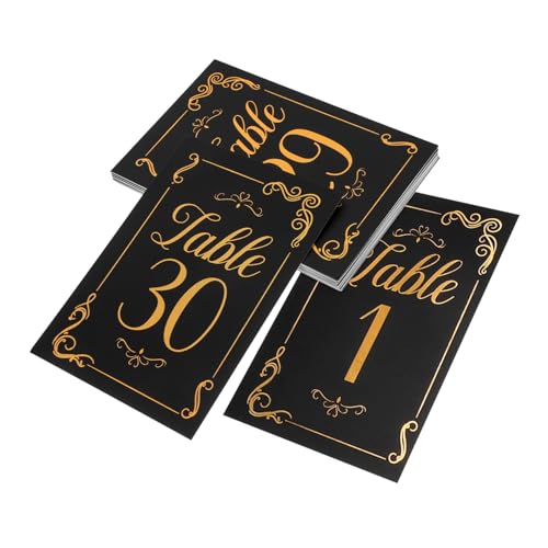 Zerodeko 31 Stück Teiliges Hochzeit Tischkarten aus Stabilem Papier mit Nummerierten Sitzplatzkarten und Head Table Karte für Veranstaltungsdekoration Zerodeko 31 Stück Teiliges Hochzeit Tischkarten aus Stabilem Papier mit Nummerierten Sitzplatzkarten und Head Table Karte für Veranstaltungsdekoration von Zerodeko