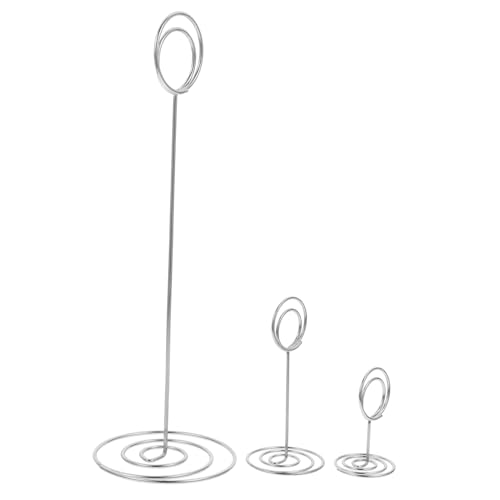 Zerodeko 36 Stück Tischkartenhalter aus Robuste Tischnummernhalter für Hochzeiten und Partys Silber für Menüs und Fotos Stabiler Stand für Dekorationen Zerodeko 36 Stück Tischkartenhalter aus Robuste Tischnummernhalter für Hochzeiten und Partys Silber für Menüs und Fotos Stabiler Stand für Dekorationen von Zerodeko