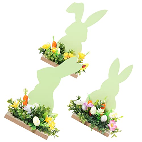 Zerodeko 3st Osterei-Hasen-verzierung Gestufter Tablettständer Tischdekoration in Hasenform Doppelt Familie Wanddekoration Lustig Osterhase Kaninchen-Schild-Figur Osterpartyzubehör Plastik Zerodeko 3st Osterei-Hasen-verzierung Gestufter Tablettständer Tischdekoration in Hasenform Doppelt Familie Wanddekoration Lustig Osterhase Kaninchen-Schild-Figur Osterpartyzubehör Plastik von Zerodeko