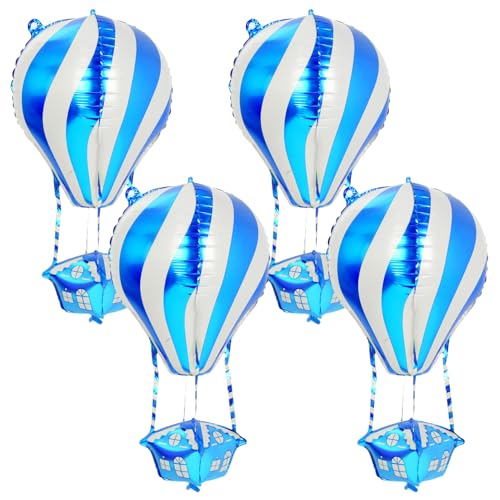 Zerodeko 4 Heißluftfolienballons Heißluftballon-Partydekorationen Partyballondekorationen Aus Aluminiumfolie Dekorativer Ballon Für Jungen Und Mädchen Zerodeko 4 Heißluftfolienballons Heißluftballon-Partydekorationen Partyballondekorationen Aus Aluminiumfolie Dekorativer Ballon Für Jungen Und Mädchen von Zerodeko