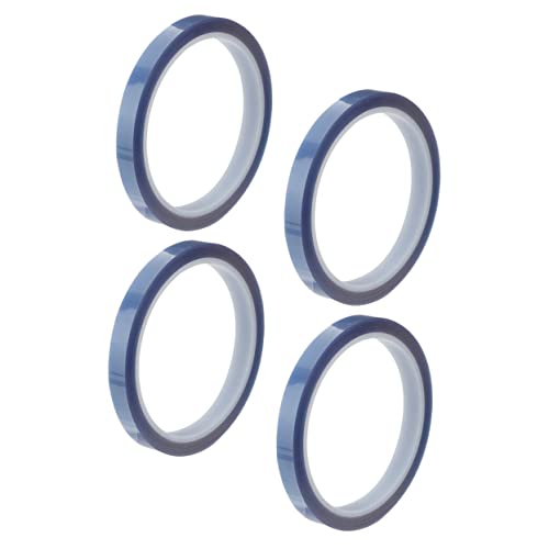 Zerodeko 4 Rollen Hitzebeständiges Klebeband Hochtemperatur Transferband für Sublimationsdruck Klebeband für Sublimationspresse Langlebig Vielseitig Einsetzbar für Präzise Ergebnisse von Zerodeko