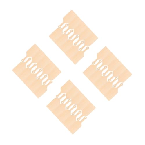 Zerodeko 4 Sätze Mini Holzbrett Teilig Unbehandelte Holzplatten Für Handarbeiten Zum Basteln Und Dekorieren Kinderfreundlich Für Diy Projekte Und Kreative 10 Stück * 4 von Zerodeko