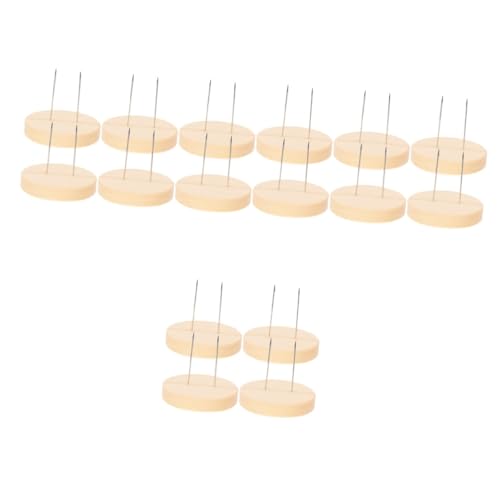 Zerodeko 4 Sätze Ständer Aus Wollfilz Plüsch Puppenständer Steht Inhaber Stützständer Für Puppen Puppenaufbewahrungshalter Präsentationsständer Für Häkelpuppen Holz Beige 4 Stück * 4 von Zerodeko