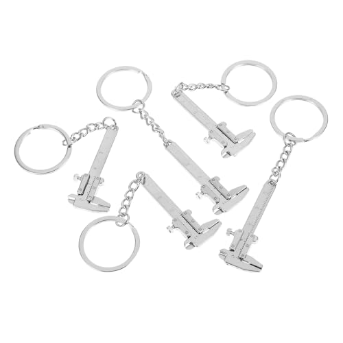 Zerodeko 4 Stck Mini Schieblehre Schlüsselanhänger aus Zinklegierung Kleines Tragbares Messwerkzeug Vielseitiger Vintage Messschieber Anhänger Kompakt und Praktisch für Alltag und Zerodeko 4 Stck Mini Schieblehre Schlüsselanhänger aus Zinklegierung Kleines Tragbares Messwerkzeug Vielseitiger Vintage Messschieber Anhänger Kompakt und Praktisch für Alltag und von Zerodeko