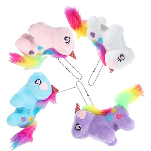 Zerodeko 4 Stück Flauschiger Einhorn Schlüsselanhänger Süße Tierchen Anhänger für Kindergeburtstag und Partys Mitgebsel Geschenkidee Plüsch Schlüsselring für Taschen und Rucksäcke Zerodeko 4 Stück Flauschiger Einhorn Schlüsselanhänger Süße Tierchen Anhänger für Kindergeburtstag und Partys Mitgebsel Geschenkidee Plüsch Schlüsselring für Taschen und Rucksäcke von Zerodeko