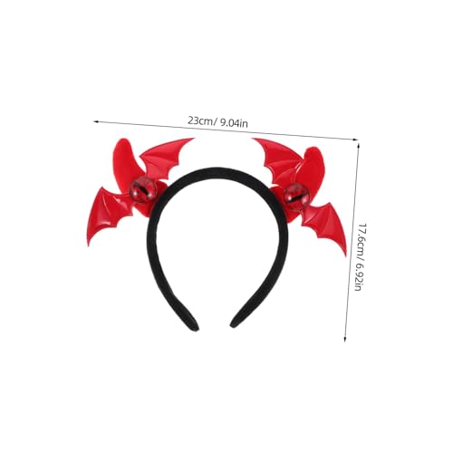 Zerodeko 4 Stück Halloween Haarreif mit Teufelshörnern Leichte und Wiederverwendbare Dämonen Haaraccessoires für Damen und Mädchen Bequeme Kopfbedeckung für Halloween und Cosplay Partys von Zerodeko
