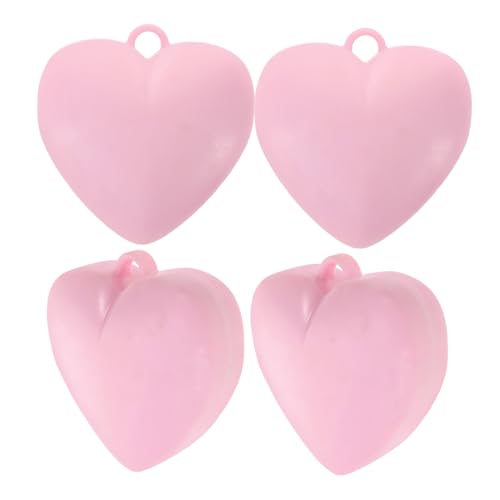 Zerodeko 4 Stück Herzförmige Ballongewichte Aus Schwerem Harz Wiederverwendbar Sicherer Halt Für Heliumballons Für Hochzeit Geburtstag Babyparty Tischdekoration von Zerodeko