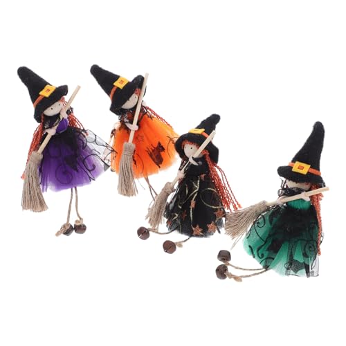 Zerodeko 4 Stück Teiliges Halloween Deko mit Aufgehängten Hexen und Engelpuppen Grün Orange Schwarz Leichte Kinderparty Deko Langlebige Hängende Figuren für Gruselige Hausdeko Zerodeko 4 Stück Teiliges Halloween Deko mit Aufgehängten Hexen und Engelpuppen Grün Orange Schwarz Leichte Kinderparty Deko Langlebige Hängende Figuren für Gruselige Hausdeko von Zerodeko