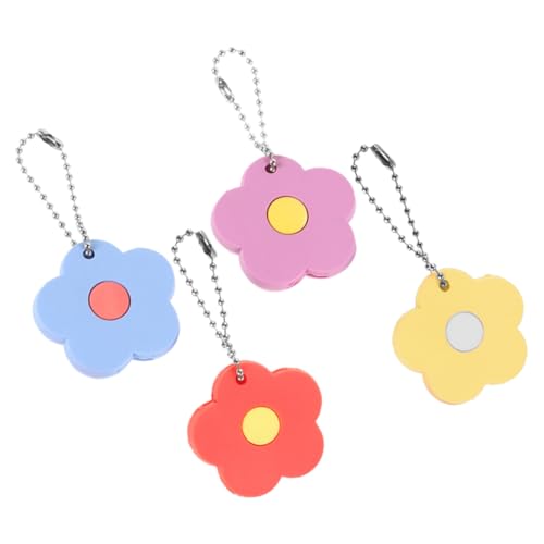 Zerodeko 4 Stück Teiliges Schlüsselüberzieher Blumenmuster Bunte Schlüsselkappen für Hausschlüssel Dekorativ und Schützend Geeignet als für Familie und Freunde von Zerodeko