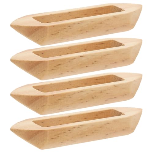 Zerodeko 4 Stück Unlackierte Holzboote: Holzbootmodelle Unlackierte Lackierbare Kanus Als Dekoration Für Badezimmer Büro Und Tisch Zerodeko 4 Stück Unlackierte Holzboote: Holzbootmodelle Unlackierte Lackierbare Kanus Als Dekoration Für Badezimmer Büro Und Tisch von Zerodeko
