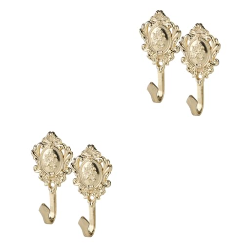 Zerodeko 4 Stück Vorhang-Wandhaken Vorhang-Raffhalter Hakenleiste Vorhang-Halterung Goldfarbene Gardinenstange Roségold-Folie Wandmontage-Raffhalter Wandmontage Kleidung Gardinen Zerodeko 4 Stück Vorhang-Wandhaken Vorhang-Raffhalter Hakenleiste Vorhang-Halterung Goldfarbene Gardinenstange Roségold-Folie Wandmontage-Raffhalter Wandmontage Kleidung Gardinen von Zerodeko