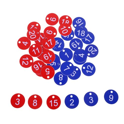 Zerodeko 40 Stück Metall Schlüsselmarken mit Split Ring für Organisierte Beschriftung Schränken und Aufbewahrungsboxen Zerodeko 40 Stück Metall Schlüsselmarken mit Split Ring für Organisierte Beschriftung Schränken und Aufbewahrungsboxen von Zerodeko