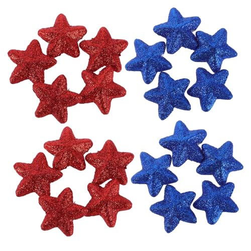 Zerodeko 40 Stück Teiliges Glitzernde Stern Konfetti Buntes Dekoration für Unabhängigkeitstag Tischdeko Party Zubehör Patriotisch Rot Blau Zerodeko 40 Stück Teiliges Glitzernde Stern Konfetti Buntes Dekoration für Unabhängigkeitstag Tischdeko Party Zubehör Patriotisch Rot Blau von Zerodeko