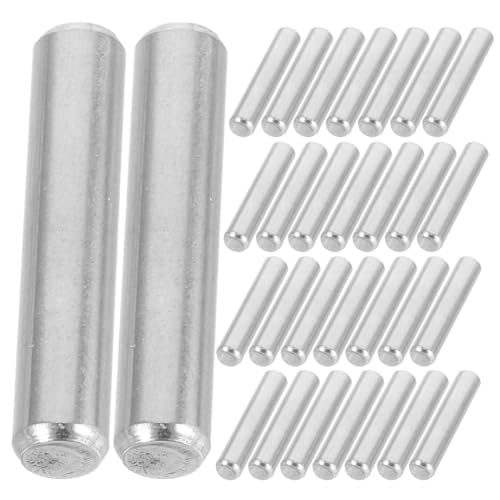 Zerodeko 40 Stück -regalhalterungen, Dübelstifte – 25 X 5 Mm, Zylindrische Stifte, Regalstützstifte Für Bücherregale, Schränke Und Entertainment-center von Zerodeko