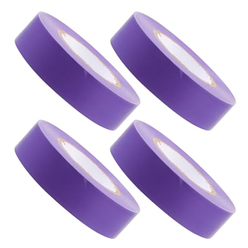 Zerodeko 4Stücke Teiliges PVC Isolierband Hitzebeständiges Wasserfestes und Feuerhemmendes Klebeband für Elektroanwendungen für Innen und Außenbereiche von Zerodeko